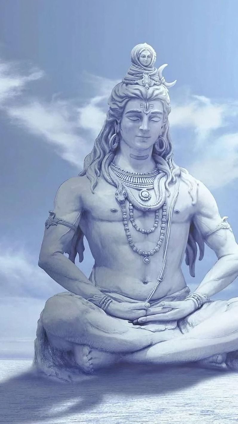 the eternal yogi lord shiva dhyan mudra